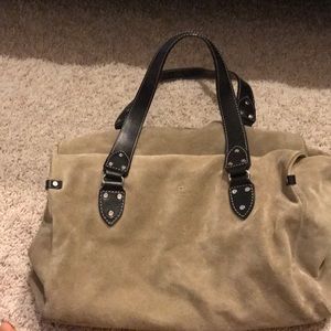 Kate spade suede hand bag